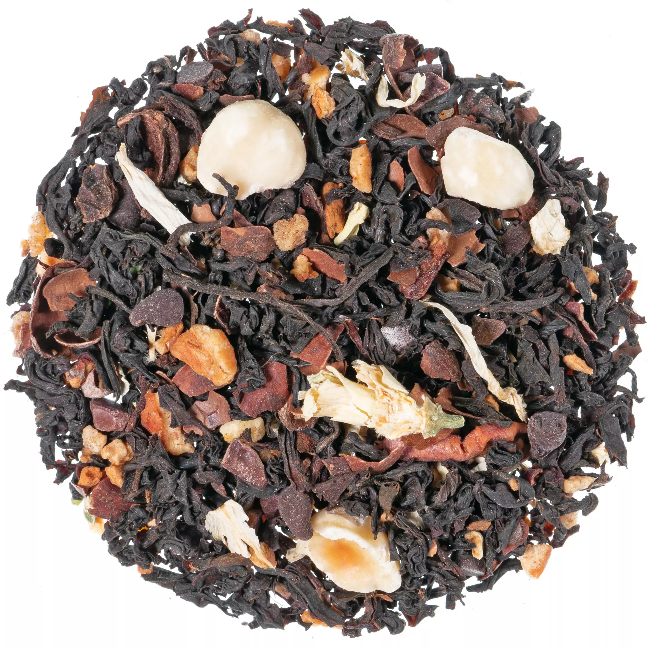 Zwarte thee met noten en cacao